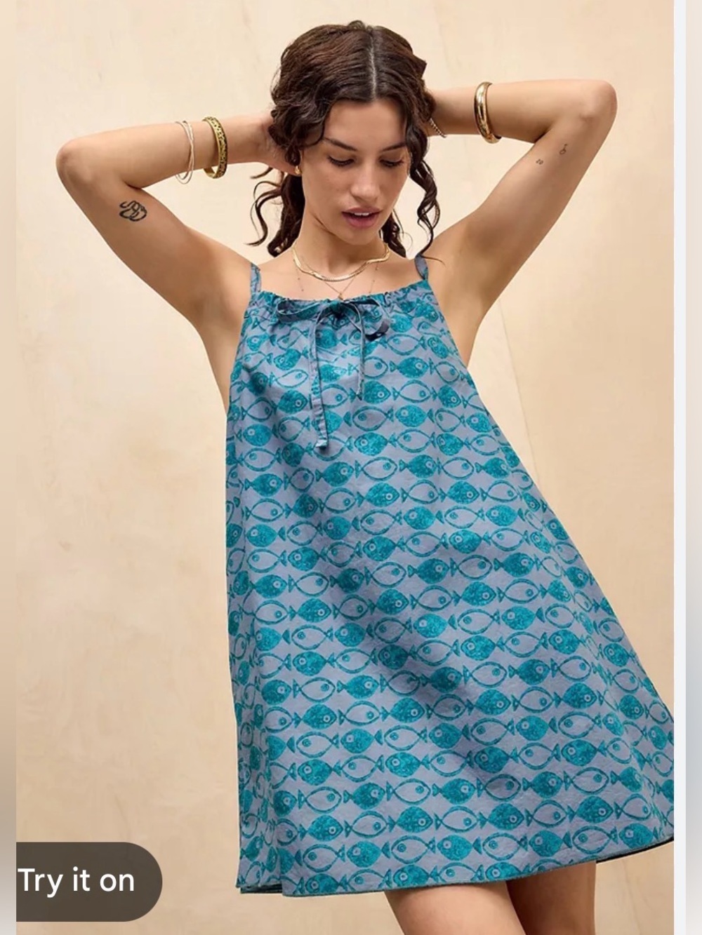 Urban outfitters BDG Eva Printed Mini Shift Dress size small nwot